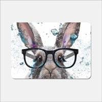 Warren Reed Rabbit With Place Mat Multicolour, Grey