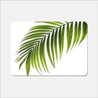 Warren Reed Single Palm Leaf Place Mat Green