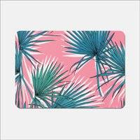 Warren Reed Fan Palms Place Mat Pink