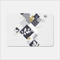 Warren Reed Abstract Botanical Place Mat Grey