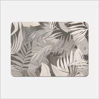 Warren Reed Tropical Leaves Place Mat Grey