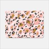 Warren Reed Hand Drawn Leopard Place Mat Pink