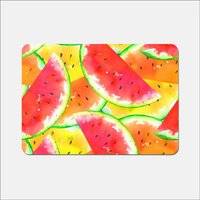 Warren Reed Melon Print Place Mat Red, Blue