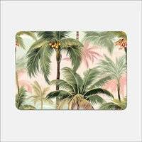 Warren Reed Palm Place Mat Multicolour, Green, Red