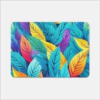 Warren Reed Bright Colourful Leaves Place Mat Blue