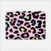Warren Reed Leopard Place Mat Multicolour, Black, Pink