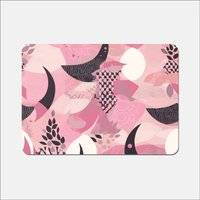 Warren Reed Abstract Moon Pattern Place Mat Pink