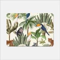 Warren Reed Exotic Animals Place Mat Green