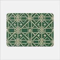 Warren Reed Lattice Place Mat Green, Red