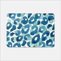 Warren Reed Watercolour Leopard Print Place Mat Blue
