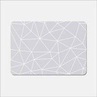 Warren Reed Geometric Triangle Pattern Place Mat Grey