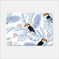 Warren Reed Tropical Toucan Place Mat Pink, Multicolour, Blue