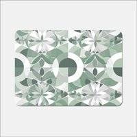 Warren Reed Geometric Pastel Place Mat Green