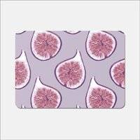 Warren Reed Modern Fig Pattern Place Mat Purple