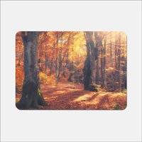 Warren Reed Autumn Forest Place Mat Brown