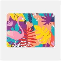 Warren Reed Tropical Flamingoes Place Mat Pink