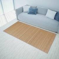 Berkfield Home Bamboo Rug Brown