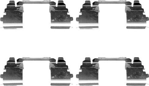 Car brake pads and disc Bosch Accessory Kit Disc Brake Pads
