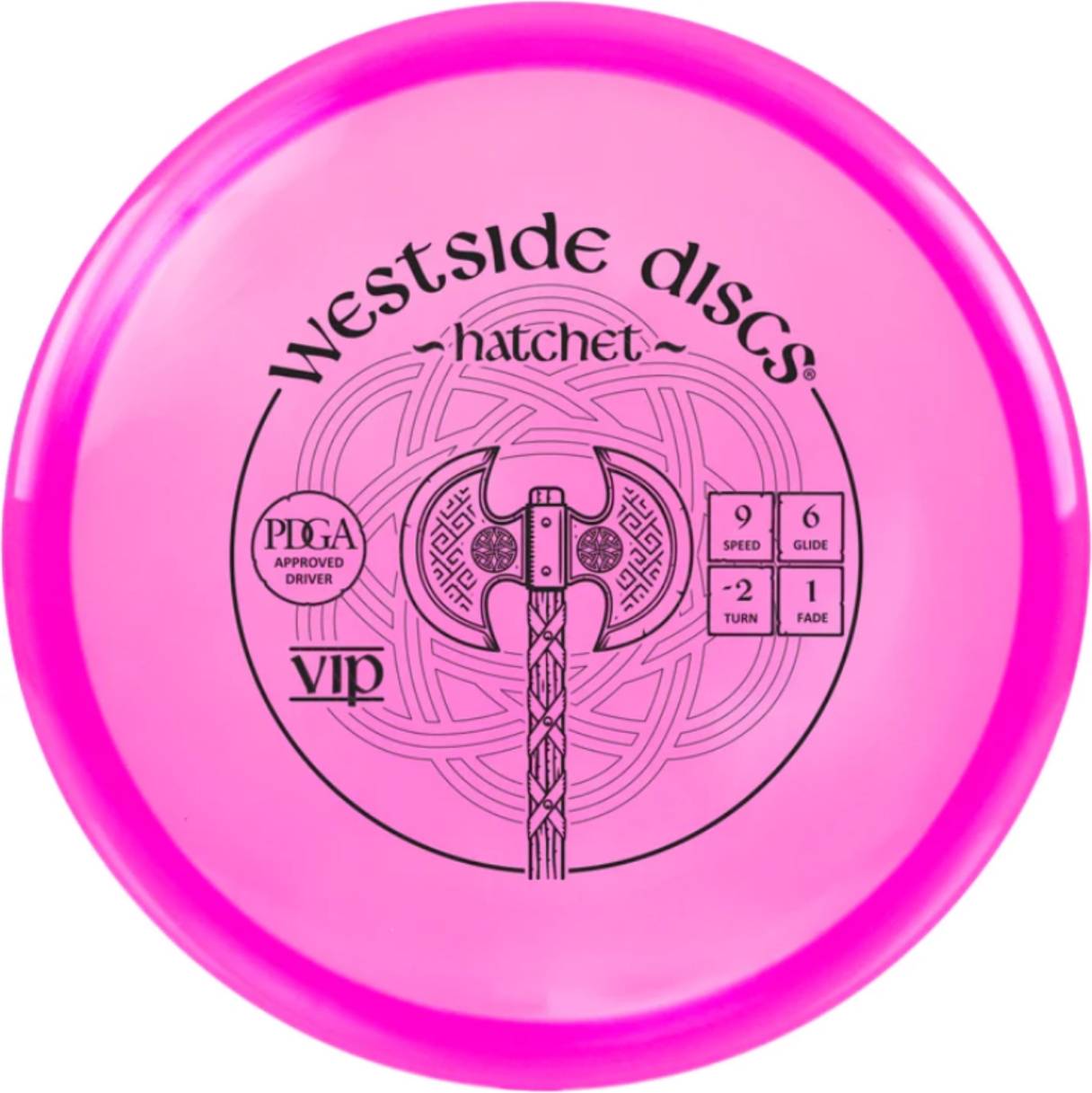 Westside Discs VIP Hatchet Control Driver - Pink