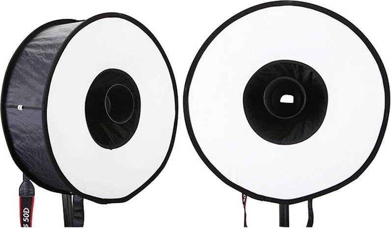 45cm Ringars Softbox Blixtsnabb Rund Stil