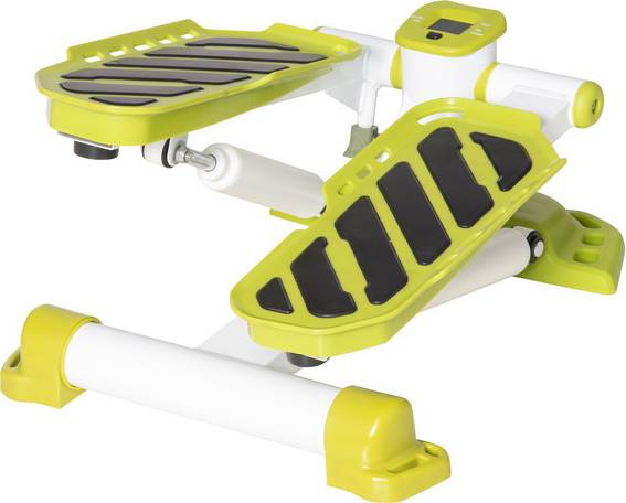 Mini stepper Homcom Portable Mini Stepper Exercise Yellow