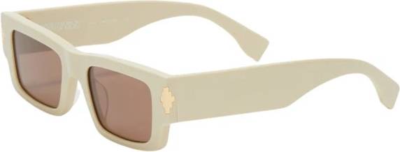 Rectangular Sunglasses - Beige