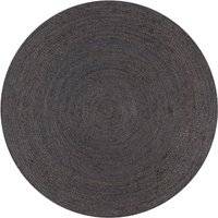 Berkfield Home Rug Jute Round Grey