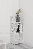 Corner shelf unit Living and Home 3 Layers Rustic Unit Shelving System