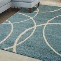 THE RUGS Snug Collection Shaggy Bubbles