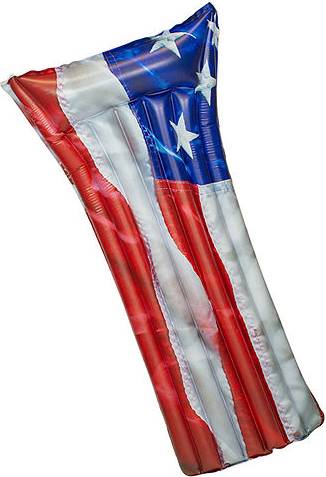 Stars & Stripes Deluxe Pool Raft 188x76cm