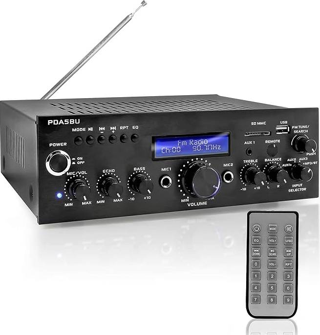 Home stereo receiver with bluetooth Pyle PDA5BU