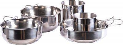 Mil-Tec Stainless Steel Cookware Set 5 items