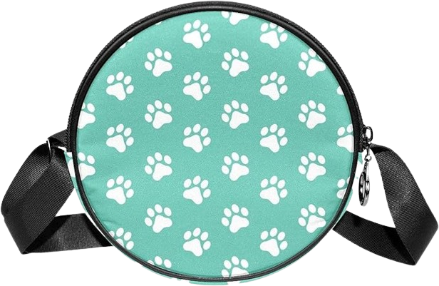Round Messenger Bag - Multicolor