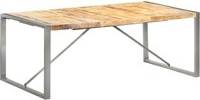 Berkfield Home Rough Mango Wood Dining Table
