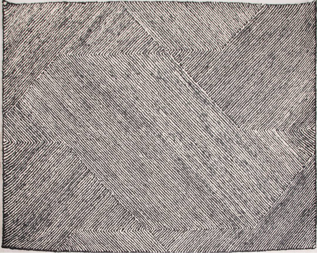 Ebern Designs Charcoal Rug Black