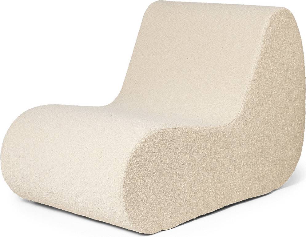 ferm LIVING Rouli Center Module Pure Bouclé Off-white Fåtölj