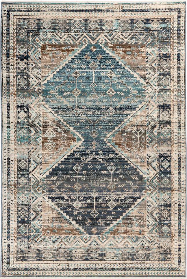 My Inca Blue Beige Rectangular 120 x 170 cm