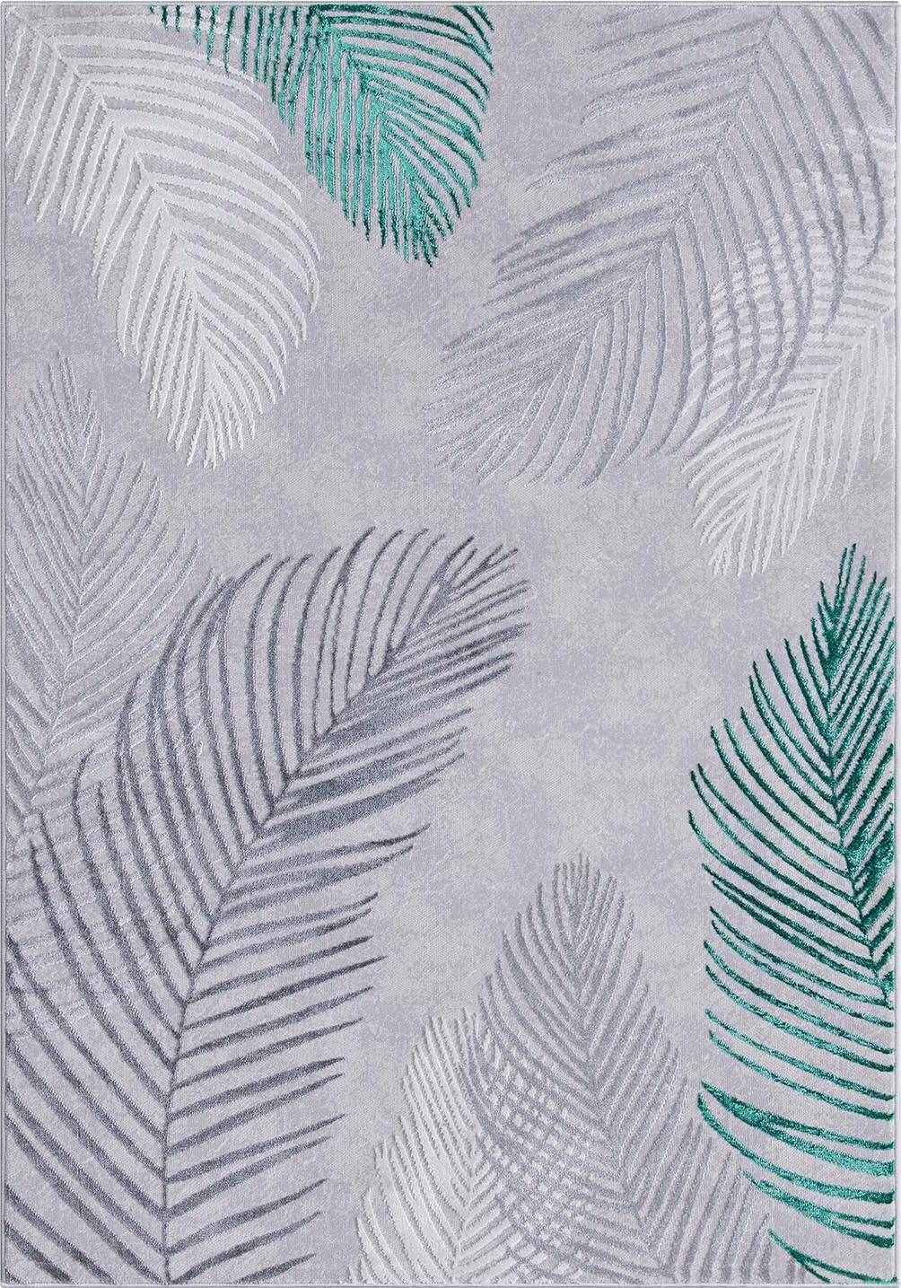 Greenleaf Leaf Sunset Rug Green