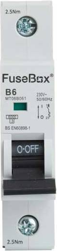 FuseBox FuseBox MCB B Type 50A Single Pole