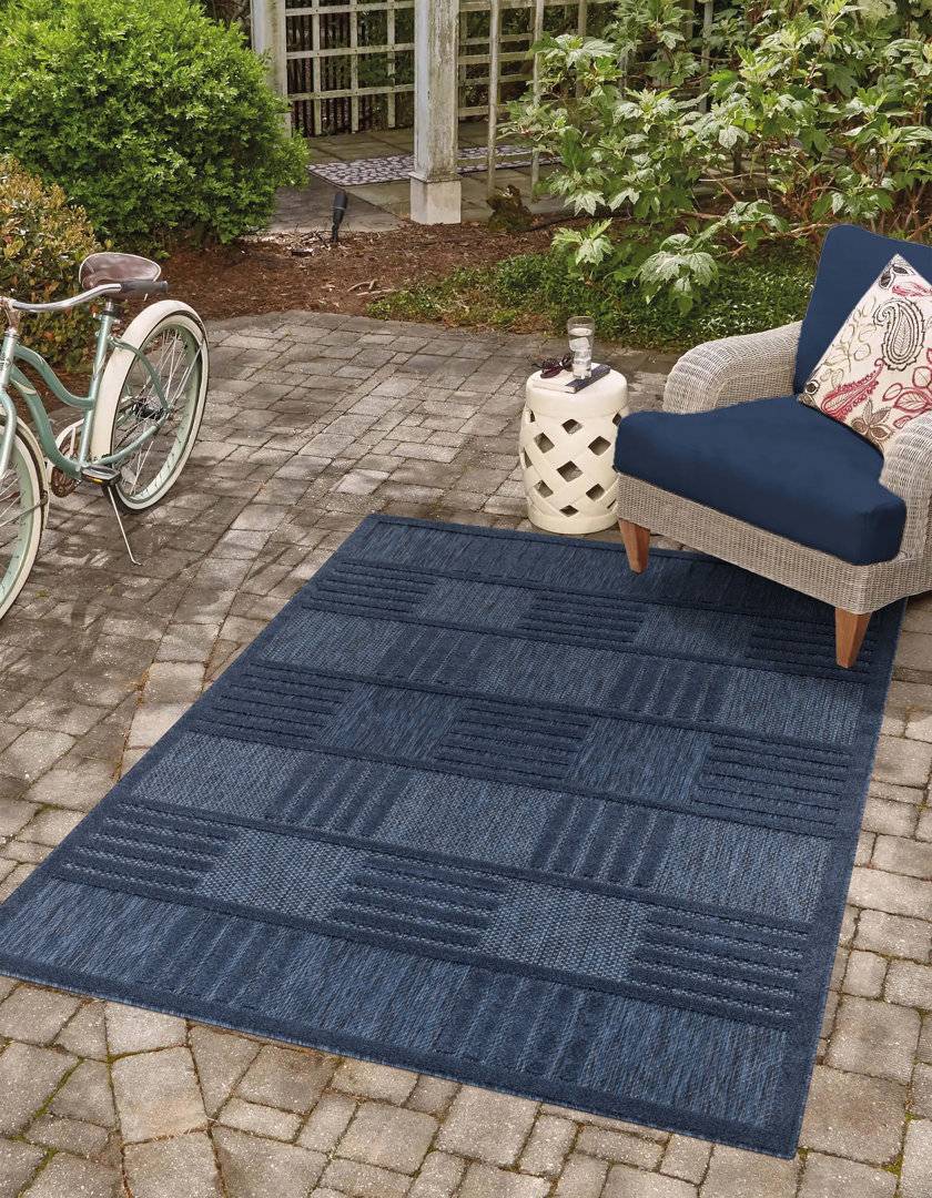Natur Pur Yockey Rug Blue