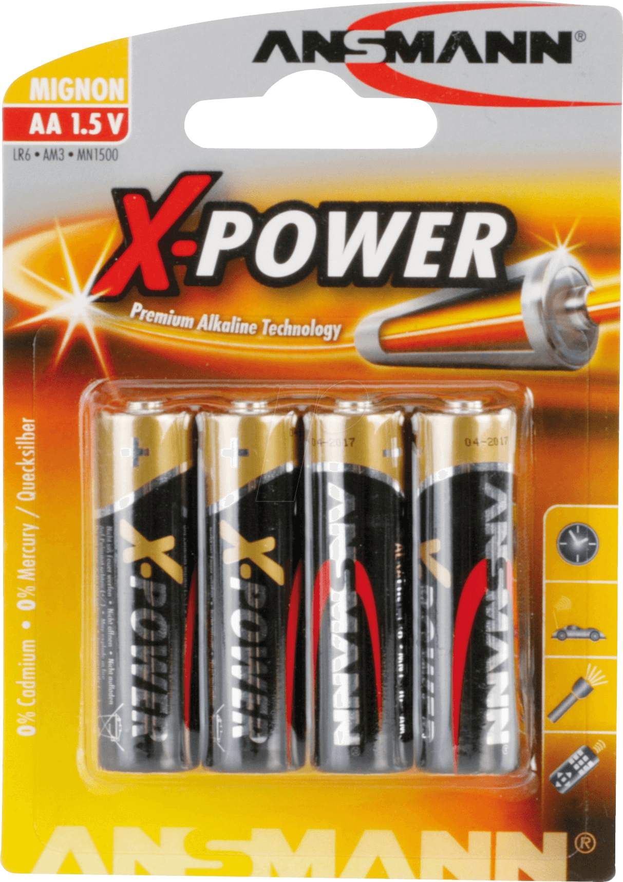 X-Power Mignon AA Compatible 4-pack