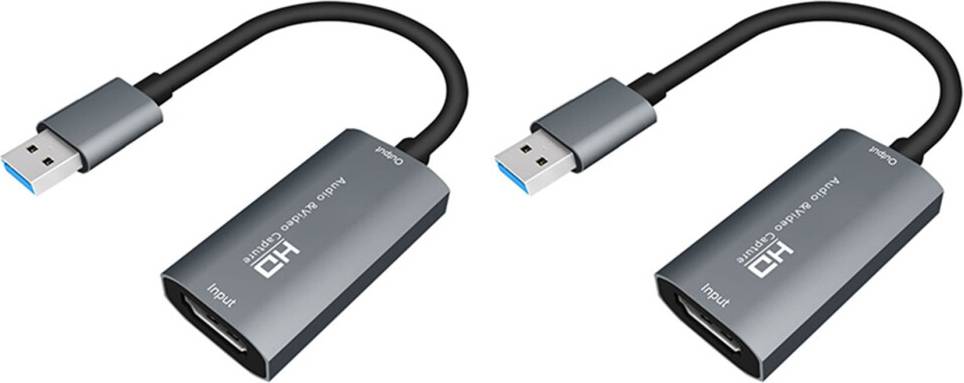 2X Video Capture Card USB 3.0 HD Audio Capture Card 4K 60FPS Game Real-Time Streaming Video Recorder Capture Device