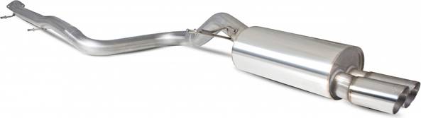 Scorpion 76mm 3 Inch Non-Resonated Cat-Back System