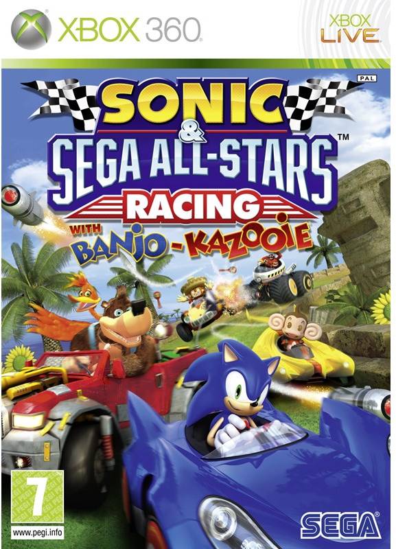Xbox 360 racing games Sonic & Sega All-Stars Racing 360