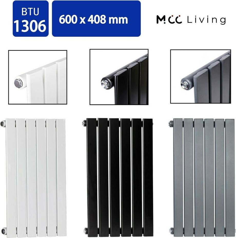 MCC 600x408 mm Designer Radiator - White