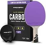 Pro Spin Carbon Fibre Table Tennis Racket 1-Pack