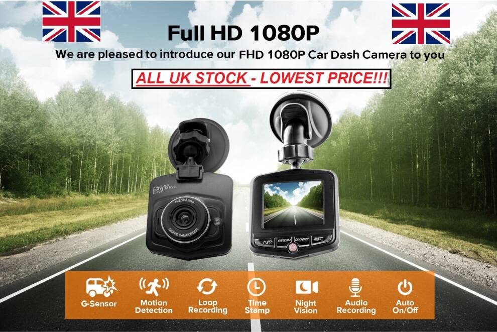 Dvr DASH CAM VEHICLE BLACK DVR