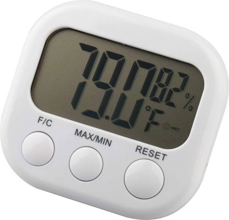 Digital LCD Skärm Mini Kompakt Hygrometer