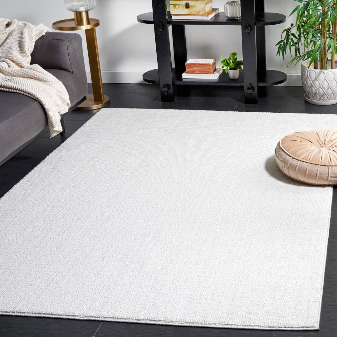 Blue Elephant Addey Machine Woven Polyester Ivory Rug 122 x 183 cm