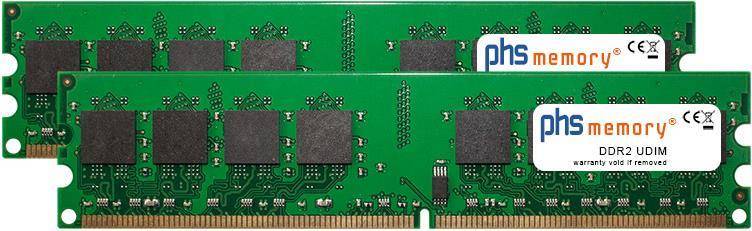 PHS-memory Kit 4GB DDR2 UDIMM 800MHz RAM